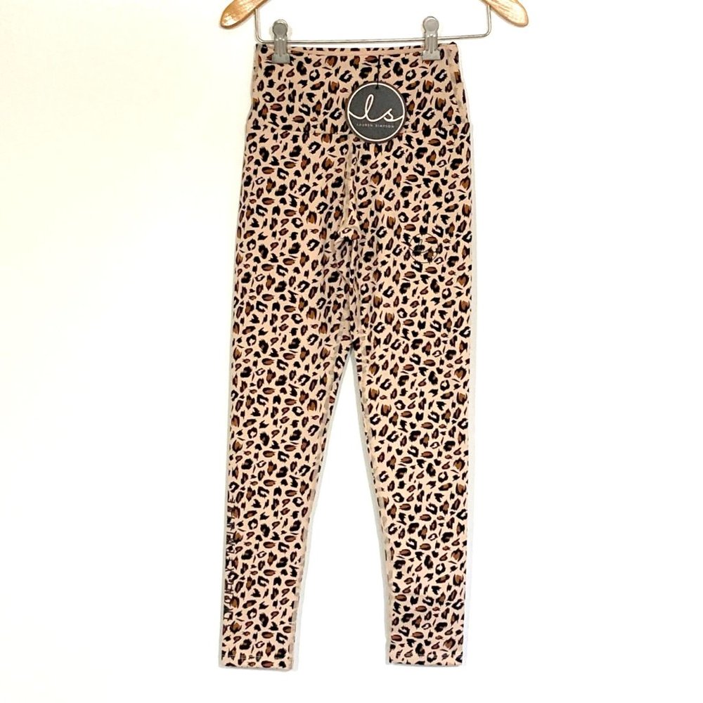 Ryderwear Leopard High Waist Cinch Bottom Leggings